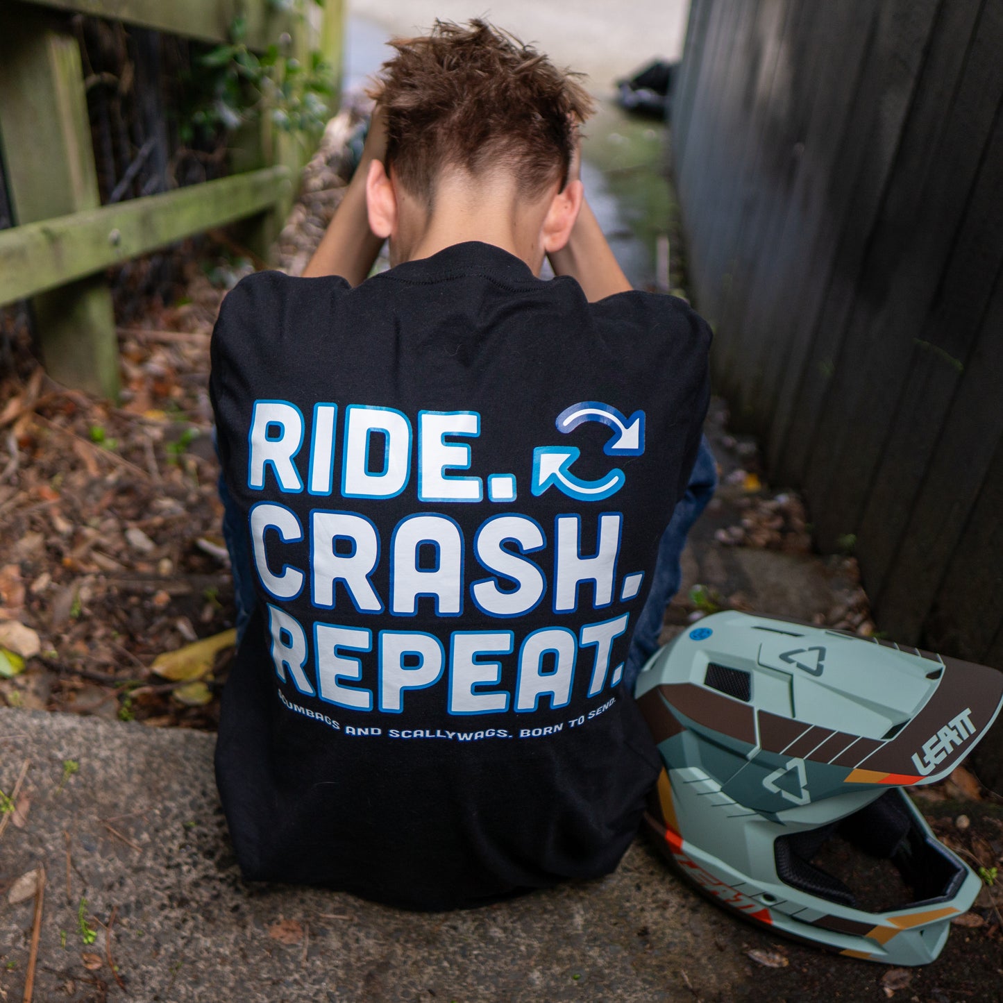 Ride-Crash-Repeat Tee