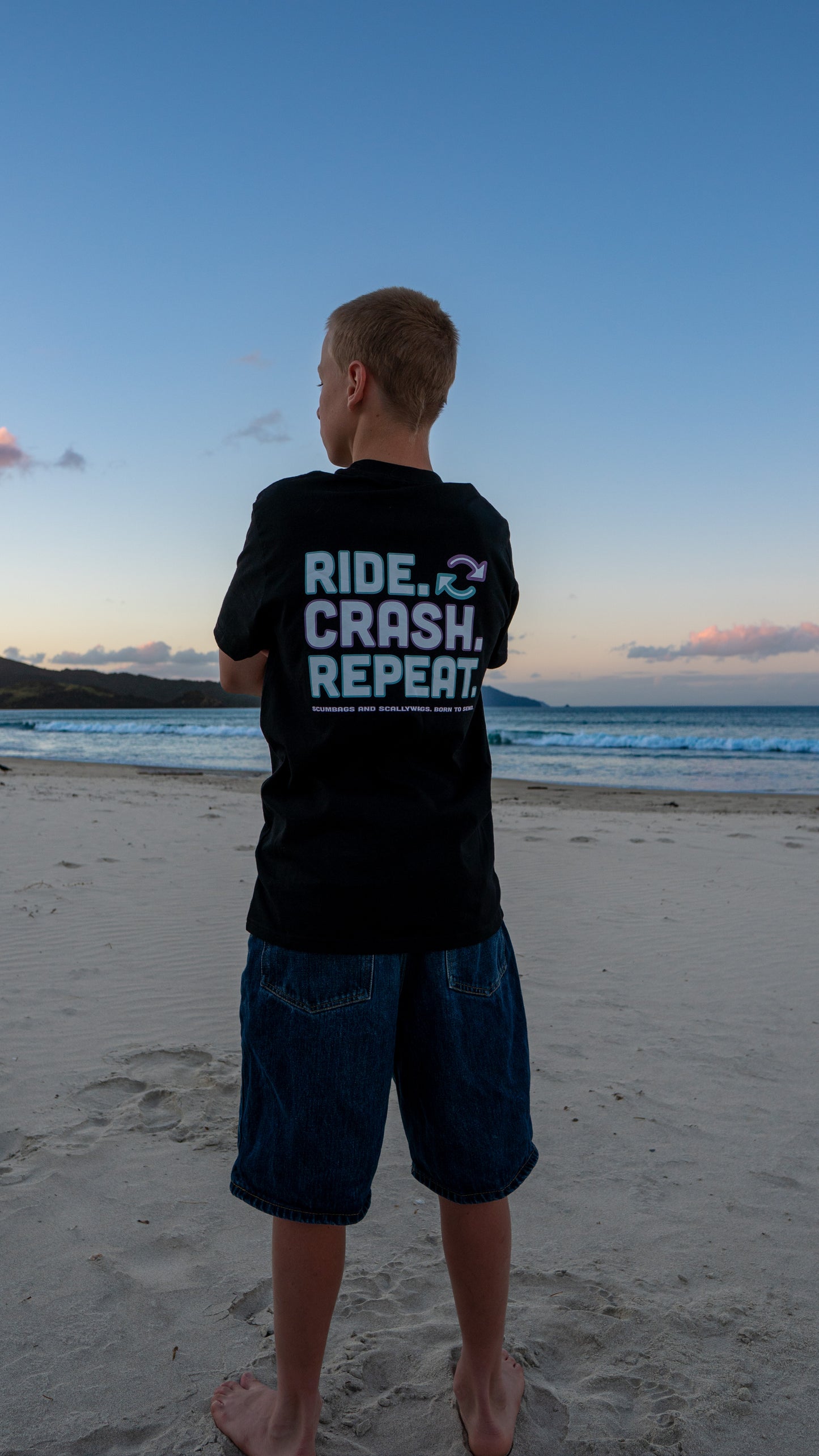 Ride-Crash-Repeat Tee