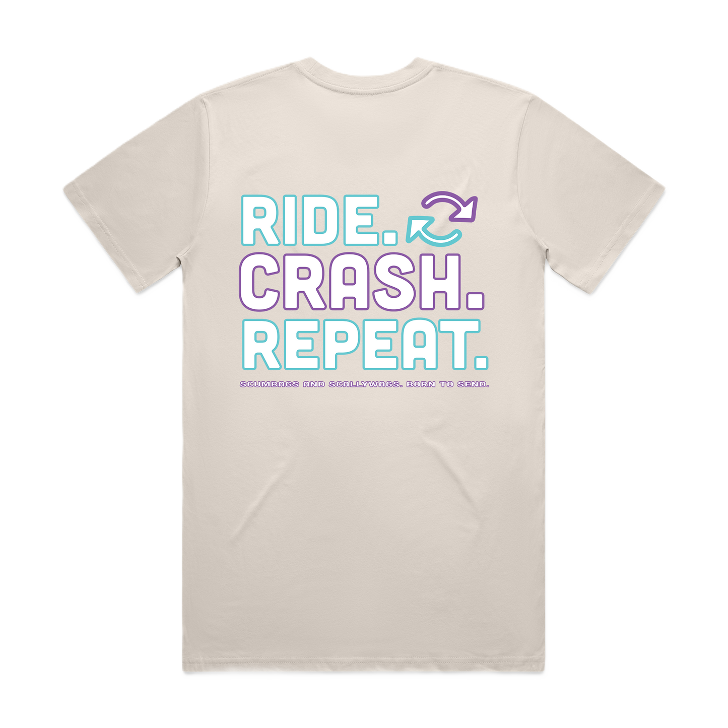 Ride-Crash-Repeat Tee