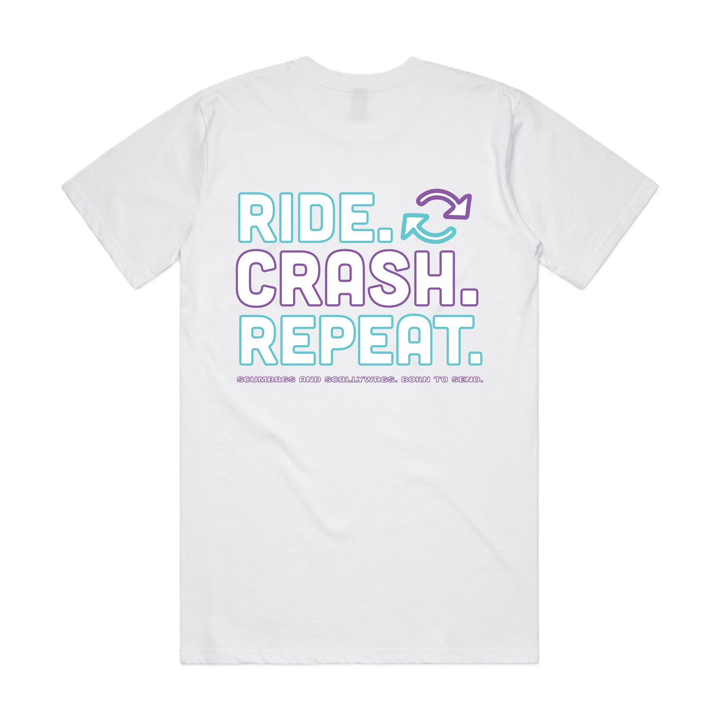 Ride-Crash-Repeat Tee